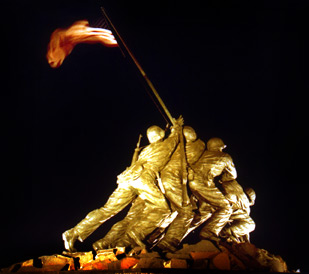 Raising the Flag at Iwo Jima
