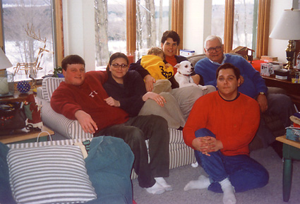 Chad, Kathy, Mitch, Jennifer, Dad, John